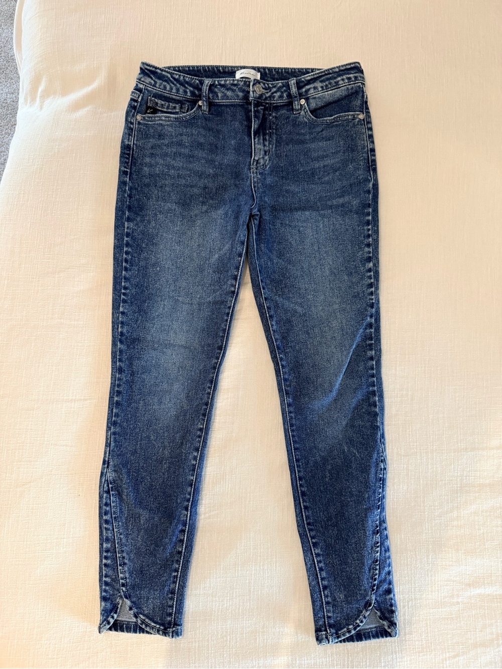 KanCan Women's Skinny Jeans in Dark Blue